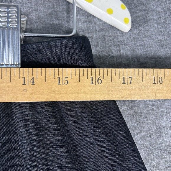 Chico's Travelers 3 Skirt Women's XL Black Slinky Pull On Elastic Waistband - Picture 3 of 6